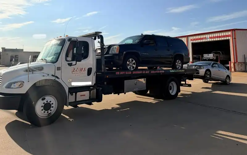 vehicle picked up directly from a repair shop